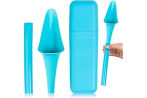 SHEWEE Flexi + Case Female Urinal – Made in the UK – Reusable & Portable Urination Device. Festival, Camping, Car, Hiking Essentials for Women. Stand to Pee Device W/Travel Case and Extension Pipe