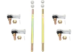 Gledewen Tie Rod End Kit, Compatible with 2005-2013 Honda Foreman 500, 03-16 Honda Rincon 650/680, 01-14 Honda Foreman Rubicon 500, 93-00 Honda Fourtrax 300, Ball Joint Set, ATV UTV Part Accessories
