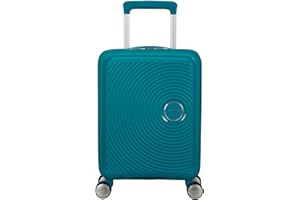 American Tourister Soundbox Mini - Spinner XS, Equipaje Infantil, 47 cm, 22 L, Azul (Deep Teal)