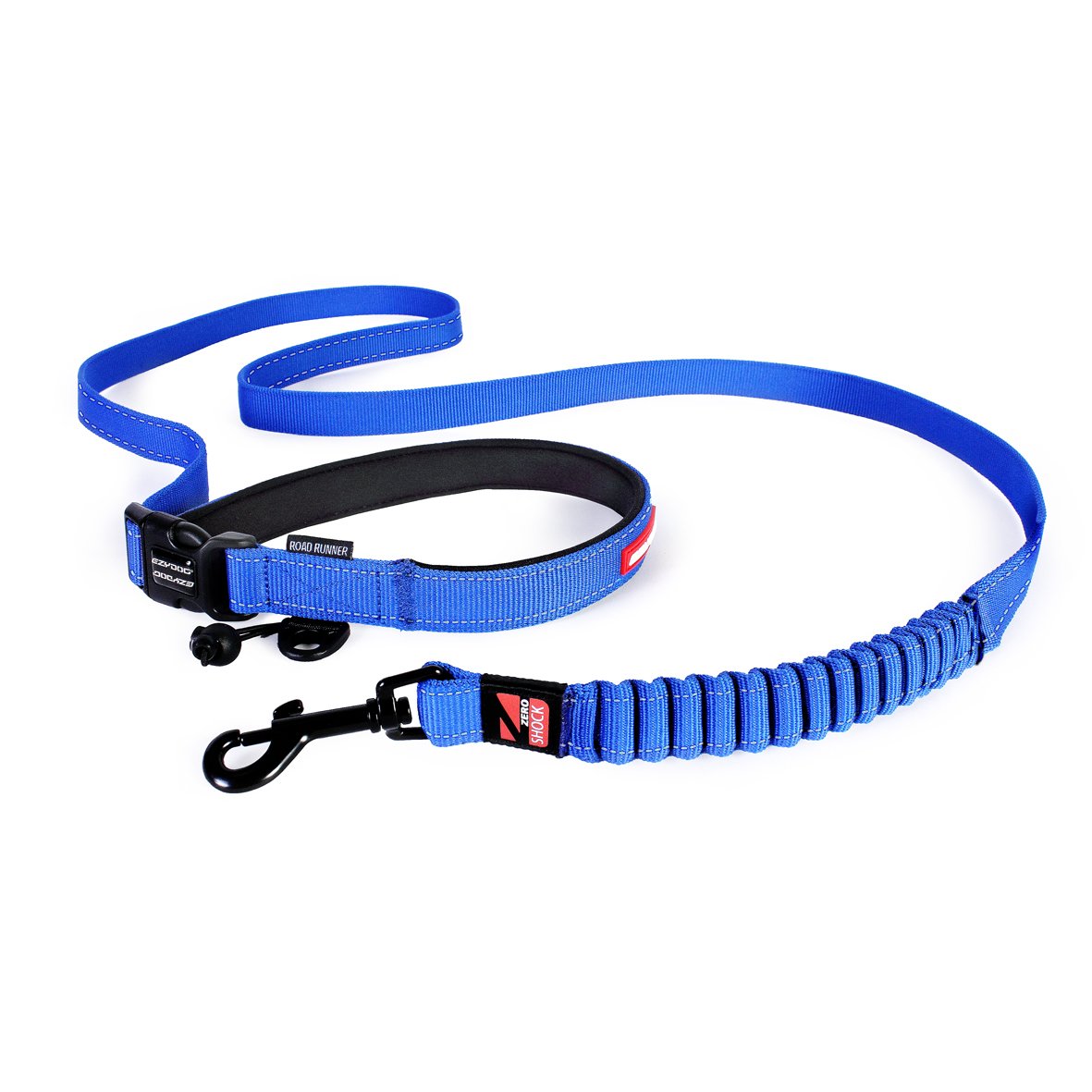 EzyDog Road Runner Dog Lead, 82-Inch, Blue