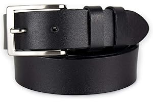 Emila Cintura pelle uomo made in italy cinta ragazzo cuoio artigianale semplice sportiva casual per jeans pantaloni abiti da 3,5 cm con fibbia belt classica in vera pelle primavera estate 2024