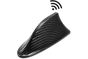 Heart Horse Antena Płetwa Rekina Samochodu,Samochód Dach Górny Am/FM Radio Antena Rekina Płetwa Uniwersalna antena sygnałowa do samochodu, SUV, ciężarówka, Van (węgiel)