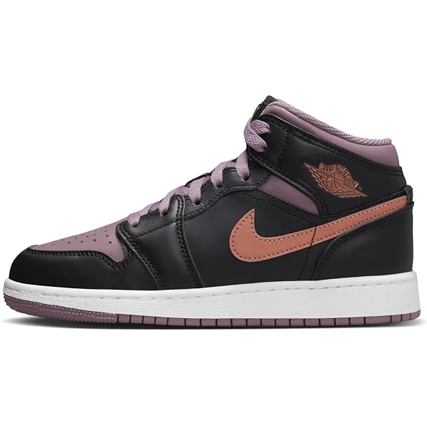 NIKE Kids Jordan 1 Mid ALT (PS) - AR6351 077 - Black Hyper Royal