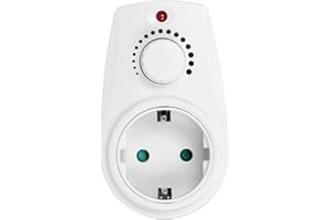 Miratic Enchufe Regulador de Potencia 280W 2P+Z - No funciona con iluminación led (Schuko)