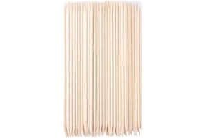 HEWJYDE 100 Rosenholzstäbchen Maniküre,professionelles Nagelhautschieber Set,Rosenholzstäbchen für präzise Nagelpflege, für Salon und Heimgebrauch Nägelpflege Zubehör Heim-Maniküre Set