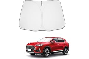 BIBIBO MG HS Osłona przedniej szyby, kompatybilna z MG HS/EHS EV/HS Plug-in Hybrid 2018-2024, składana osłona przeciwsłoneczna na przednią szybę, osłona przeciwsłoneczna chroniąca przed