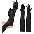 Gants élégants Opéra Gants Longs En Satin élégants - Style Rétro