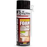 Kingston DIY PU Foam Sealant Spray White 450 ml- Multipurpose Wall Gap Filling, Crack & Hole Repair, Insulation, Sealing Expandable Waterproof Foam Spray for Doors, Windows, PVC Pipe & AC Ducts (1 Pc): 