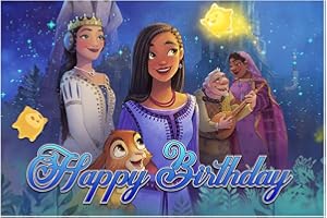 Wish Tessuto Di Sfondo CBOSNF Props Photo Shooting,Sfondo di Compleanno a Tema Wish,Sfondo Festa Wish,Sfondo Festa Compleanno,Sfondo Fotografico Wish,Decorazioni Sfondo,Sfondo Foto