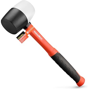 Maillet En Caoutchouc Draper 400g - Manche Bois Dur - 52mm - Pour Travaux Délicats