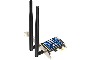 EDUP LOVE WiFi 6E PCIe WiFi Card AX210NGW Bluetooth 5.2 AX5400M 802.11ax Tri-Band 6G/5.8G/2.4GHz 6dBi Antenna PCIE Wireless Network Cards for Desktop PC Support Windows 11/10 64-bit