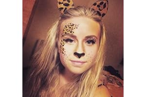 INKWEAR Lively Leopard Instant Facepaint temp tattoo 2 copies