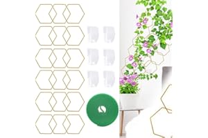 HEBEOT 18 Stück Kettenspalier für Kletterpflanzen Kettenspalier hängende Gartenkette Spalier Pflanzen Kletterpflanzenständer für Garten-Enthusiasten zum Selbermachen