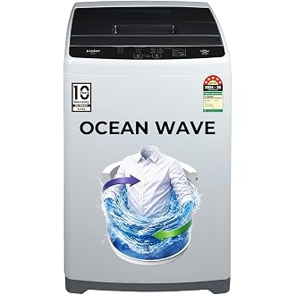 Haier 7 Kg 5 Star Fully Automatic Top Load Washing Machine with Oceanus Wave Drum