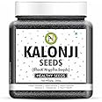 NatureVit Kalonji Seeds, 300g [Jar Pack] | Nigella Seeds | Helps in Hair Growth | 100% Natural | Culinary Spice | Health Benefits | Gluten-Free | Source of Antioxidants | Kala Jeera