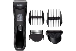 Odenson Stone Shaver - Rasoio per barba e corpo da uomo, rasoio senza fili impermeabile, tagliacapelli e kit per la toilette