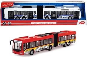 Dickie Toys 203748001 – City Express Bus, Bus articulé, 46 cm