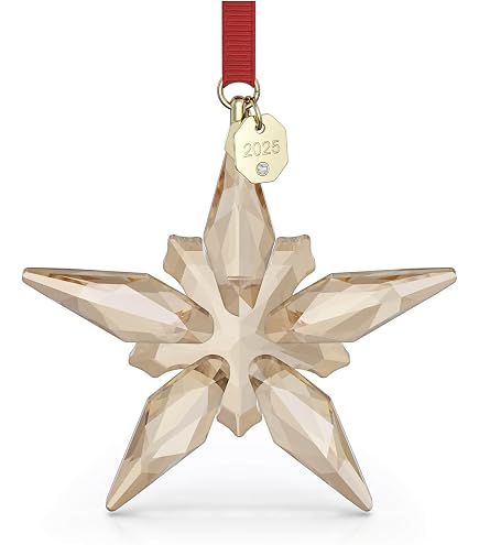 Swarovski Christmas Star Ornament 267941 AP 2001 Crystal Hanging Ornament :  Amazon.co.uk: Home & Kitchen