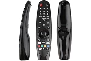 HUGWAIT Mando a Distancia Universal LG para Smart TV, Control Remoto de Repuesto Compatible con TV HD, LCD, LED, HDTV, UHD, OLED, 3D, 4K AKB75855501 (Sin Función de Voz y Puntero)