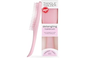 Tangle Teezer Wet Detangler Millennial Pink, szczotka do mokrych włosów z płaskim uchwytem dla idealnego trzymania
