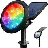 18w Led Solar Kazıklı &Ccedil;im Armat&uuml;r Cata G&uuml;neş Enerjili Led Işık &Ccedil;im Lambası Bah&ccedil;e Ağa&ccedil; &Ccedil;alı Duvar Aydınlatma (RGB)
