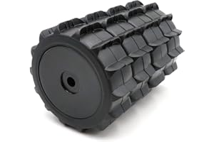 hobbysoul 4pcs RC 1/8 Snow Sand Paddle Tires Buggy Tyres & Wheel Hex 17mm for 1:8 Buggy Car