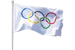 FePen Drapeau à Cinq Anneaux Jeux, France, Drapeau à Cinq Anneaux