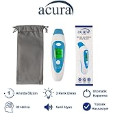 Acura AC-9280 Kulaktan & Alından Ateş &Ouml;l&ccedil;er, Beyaz Mavi