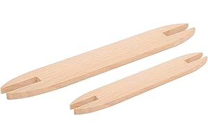 TOMANTERY Différentes tailles de navette de tissage en bois poids léger bricolage outil de tissage fil à tricoter laine de tissage pour tricoter