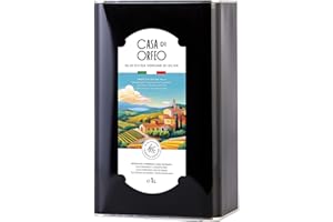 CASA DI ORFEO – Oliwa z oliwek extra vergine, 100% Włoska, prosto z Sycylii, ręczny zbiór, tłoczona na zimno, jakość premium (1l)