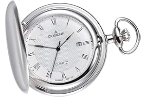 Dugena - 4288041 - Taschenuhr - weiß/silber