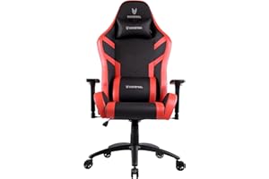Oversteel - DIAMOND Silla de Gaming Profesional Polipiel, Reposabrazos 3D, Ajustable en Altura, Reclinable 180º, Pistón Gas Clase 4, Hasta 150Kg, Color Roja