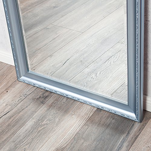 SPIEGEL Copia 180x70cm WANDSPIEGEL BAROCK ANTIK-SILBER HOLZRAHMEN UND FACETTE - 6