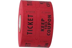 Artibetter 500 Billets De Tombola Numérotés avec Espace D’Inscription pour Événements Collectes De Fonds Et Fêtes Tickets Faciles À Détacher pour Jeux Et Récompenses