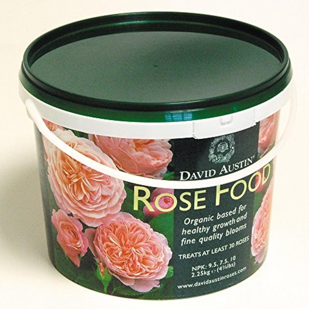 David Austin Roses | Rosen-Dnger David AustinRose  Food - 2, 25 kg Organisch-mineralisch mit Langzeit-Wirkung fr gesunde,  krftige Rosen - von Garten Schlter | Artikel 2cone0f00b |