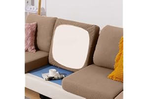BOLUXIU Coprisedile per Divano Fodera per Cuscino del Sedile del Divano Coprisedile per Divano da Soggiorno Elastica Elasticizzata Colori Multipli per tutti i divani