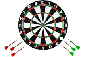 VETRINE IN RETE Vetrineinrete® Bersaglio tiro a Segno dardo con Freccette Giochi con Freccette per Bar Locale casa da 41 36 22 29 e 15 cm Gioco frecce Doppio Lato con Gancio da Parete