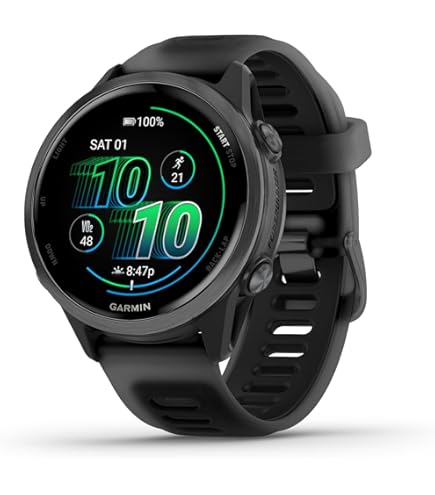Garmin Forerunner 265 Music GPS Running Smartwatch,Amoled