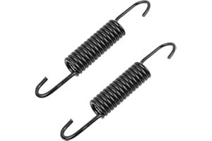 Mokuo Motorcycle Dirt Bike Stand Kickstand Spring Brake Pedal Return Spring Mopeds Scooter Parts - 2Pcs,Black,110MM Length
