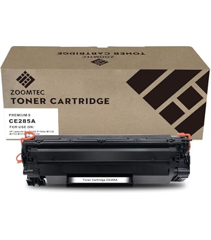 Toner Noir Compatible HP P1102 M1132 M1212 M1217 - 2 Cartouches CE285A/85A, Marque DUSTON