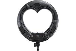 Yidoblo LV-480SII 18 'calowy 96W lampa pierścieniowa led 3200K-5600K dwukolorowa lampa fotograficzna w kształcie serca i pilot na podczerwień do makijażu transmisja na żywo