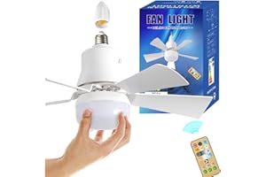 Fenytay Ceiling Fans with Lights, LED Ceiling Fan Bedroom Lamp, 3 Light Color, 3 Speeds Kitchen Ceiling Fan Light Bulb Bayonet Fitting, Ceiling Fan for Bedroom, Home, Dining, Living Room, Kitchen