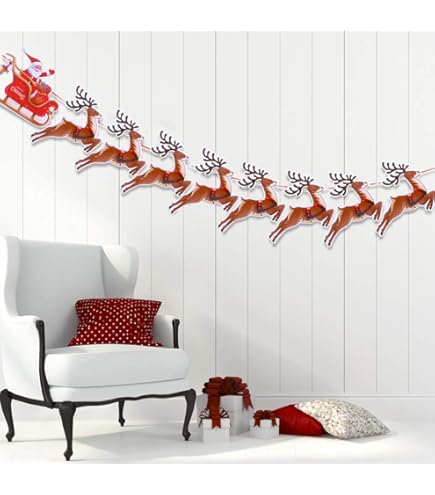 7.55Feet Foil Christmas Decorations,Christmas Ceiling Decorations