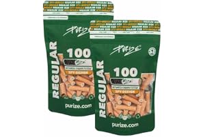 200 stycken PURIZE normal storlek 9 mm (8,3 mm) aktivt kolfilter (Spy)