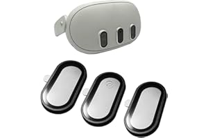 Kameralinsenschutz, Kompatibel mit Meta Quest 3 Zubehör, 9H Anti- Kratzer Linse Schutzglas HD VR Zubehör, Kratzfeste Schutzabdeckung, Hochauflösender Linsenschutz, VR Lens Cover, Schutz vor Staub