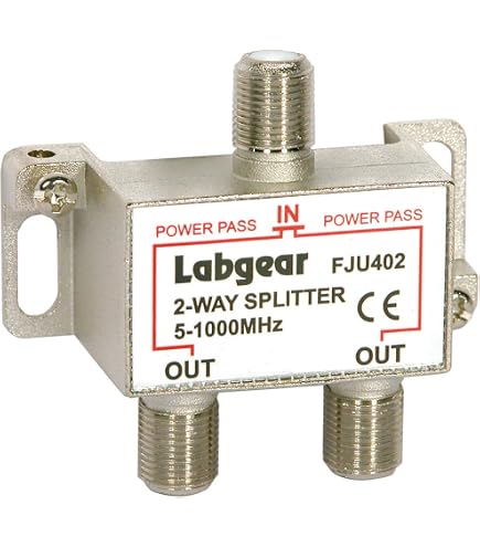 PLOSON PL-SU2 Répartiteur D'antenne VHF/UHF 136-174 MHz : 2 Voies, Connecteur SO-239, 50 Ohm