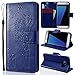 Produktbild SMART LEGEND Lederhülle für Samsung Galaxy S7 Edge Ledertasche Hülle Blau Pusteblume Liebhaber Muster Schutzhülle Premium PU Leder mit Handschlaufe Flip Case Protective Cover Innere Weiche Silikon Bookcase Handy Tasche Schale mit Kartenfächer Magnetverschluß Standfunktion Etui
