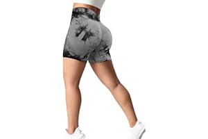 BOVLDEMT Contour Seamless Workout Shorts for Women High Waist Gym Biker Shorts Tummy Control Booty Yoga Shorts