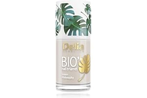 Delia Cosmetics - Smalto per unghie Bio Green - NUDE - Vegan Friendly - Perfetta opacità e lucentezza - Applicazione facile e veloce - Ingredienti naturali - Colore a lunga durata fino a 6 giorni -