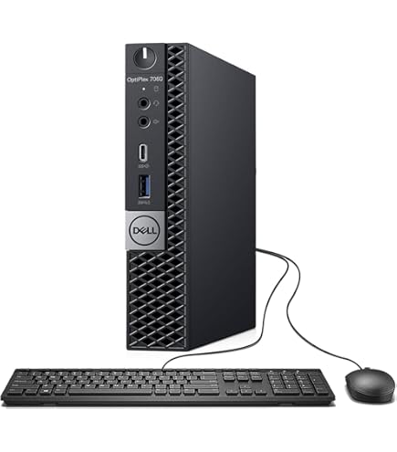 Dell OptiPlex 7050 Micro Form Factor Desktop Computer, Intel Core